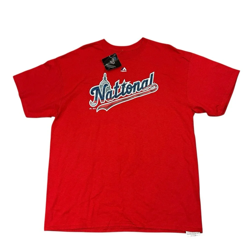 Majestic Javier Baez MLB All Star Game 2018 T-Shirt Mens XL Washington Cubs New